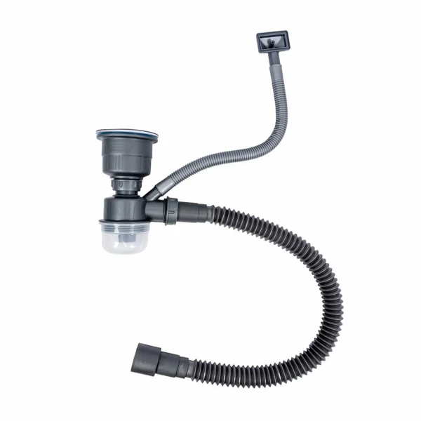 Сифон одинарий для мийок Handmade VALESO (верхівка brash, арт. 901)