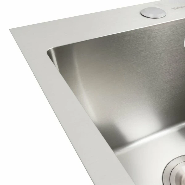 Кухонна мийка нержавійка 40*50 VALESO Handmade (товщина 3,0/1,5)