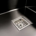 CM 78*50C R Мийка PVD чорна Valeso Handmade з поглибленою полицею (3.0/0.8)