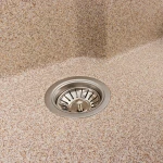 Кухонна мийка гранітна матова 7545 NIKA VALESO Карамель