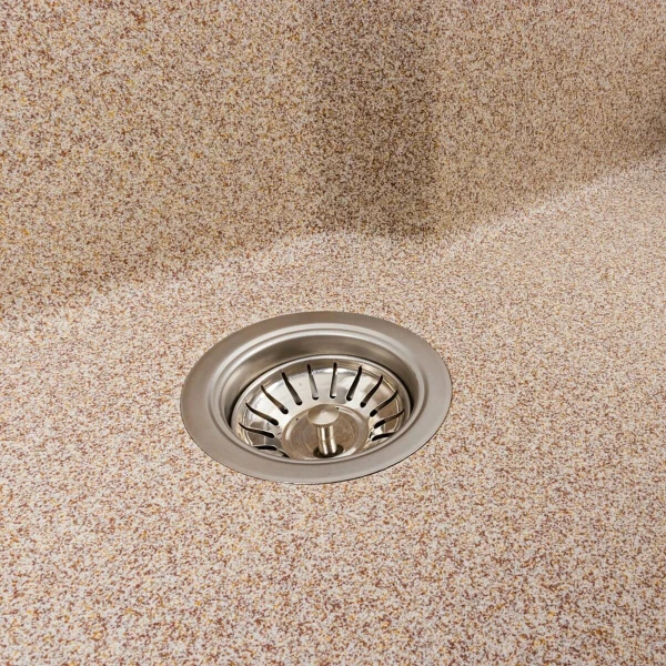 Кухонна мийка гранітна матова 7545 NIKA VALESO Карамель