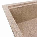 Кухонна мийка гранітна матова 7545 NIKA VALESO Карамель