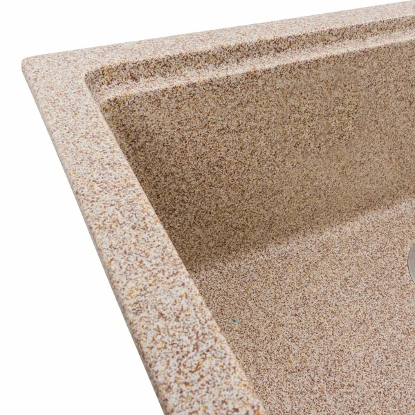 Кухонна мийка гранітна матова 7545 NIKA VALESO Карамель