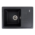 Гранітна мийка для кухні VALESO 6243 LIANA матовий Карбон