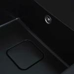 Гранітна мийка для кухні VALESO 7850 CUBE матова Чорна