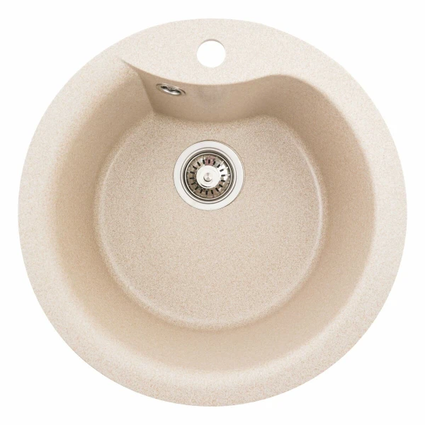 Гранітна мийка для кухні VALESO 480 TURAS матова Сафарі