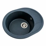 Гранітна мийка для кухні VALESO 5847 ONYX матова (антрацит)