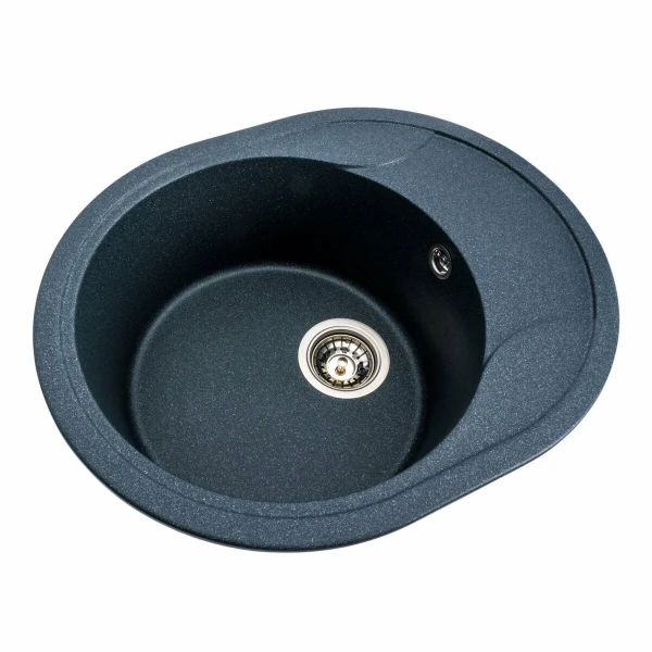 Гранітна мийка для кухні VALESO 5847 ONYX матова (антрацит)