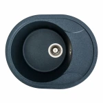 Гранітна мийка для кухні VALESO 5847 ONYX матова (антрацит)