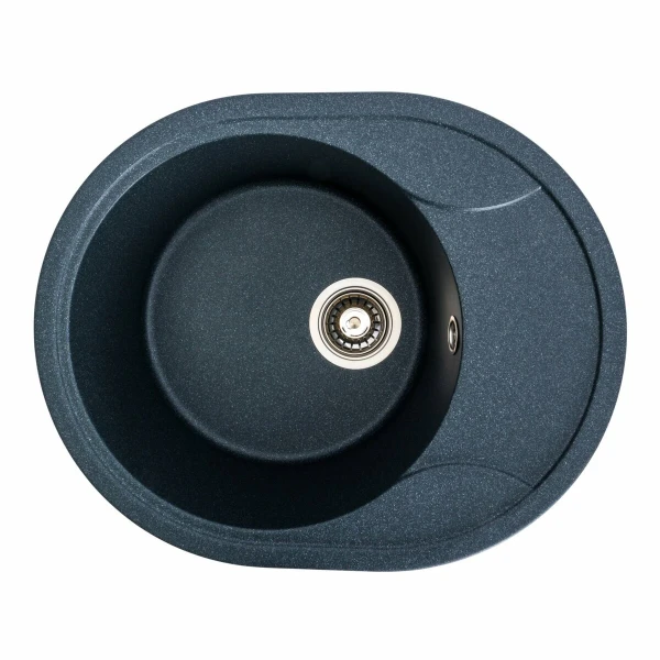 Гранітна мийка для кухні VALESO 5847 ONYX матова (антрацит)