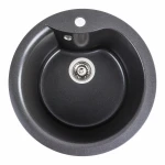 Гранітна мийка для кухні VALESO 480 TURAS матовий Моріон