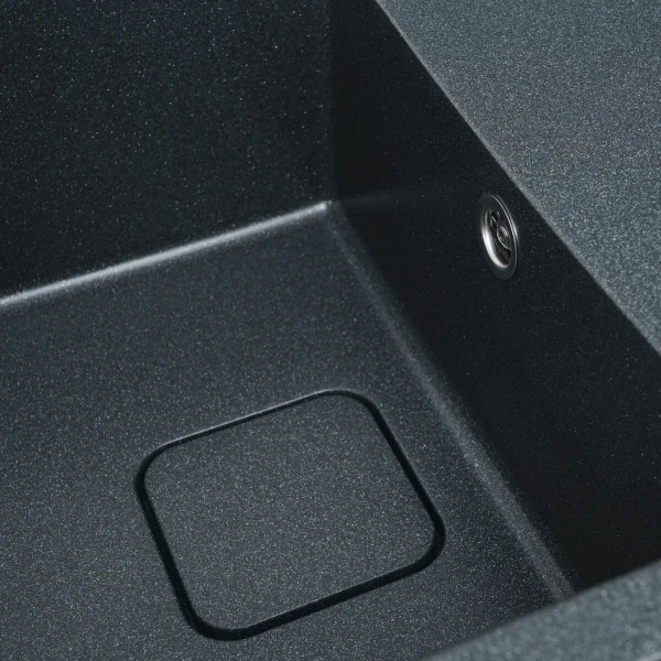Гранітна мийка для кухні VALESO 7850 CUBE матова Антрацит