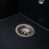 Гранітна мийка для кухні матовий Карбон VALESO 7843 SOLID