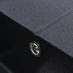 Гранітна мийка для кухні VALESO 7843 SOLID матовий Карбон