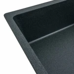 Гранітна мийка для кухні VALESO 7850 ROMA матова (антрацит)