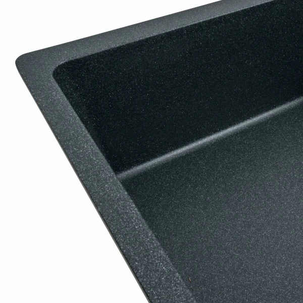 Гранітна мийка для кухні VALESO 7850 ROMA матова (антрацит)