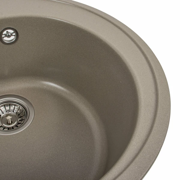 Гранітна мийка для кухні VALESO 510 LUNA матова Титан