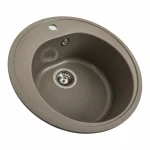 Гранітна мийка для кухні VALESO 510 LUNA матова Титан