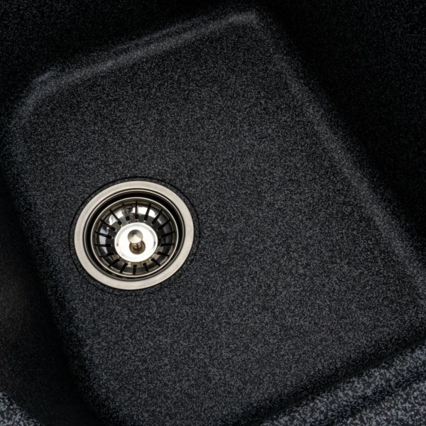 Гранітна мийка для кухні VALESO 7950 Equatoria матовий Графіт