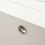 Кухонна мийка гранітна матова 7050 CASCADA VALESO біла в крапку