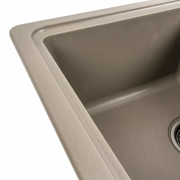 Гранітна мийка для кухні VALESO 6243 LIANA матовий Титан