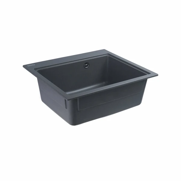 Гранітна мийка для кухні мусон VALESO 5852 VESTA матова Сірий