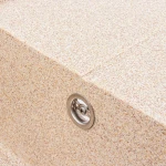 Гранітна мийка для кухні VALESO 7843 SOLID матова Карамель