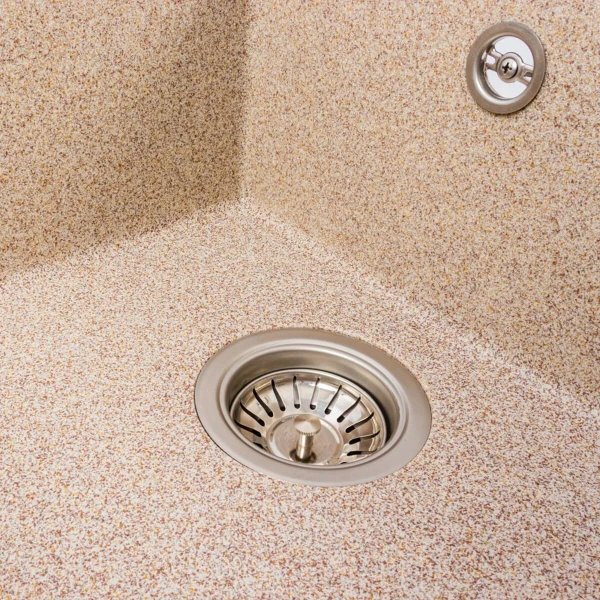 Гранітна мийка для кухні VALESO 7843 SOLID матова Карамель