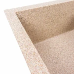 Гранітна мийка для кухні VALESO 7843 SOLID матова Карамель