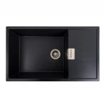 Гранітна мийка для кухні матовий Карбон VALESO 8650 DIAMOND