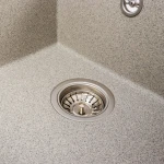 Гранітна мийка для кухні VALESO 7843 SOLID матовий Сірий