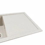 Гранітна мийка для кухні VALESO 7843 SOLID матовий Сірий