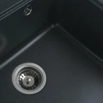 Гранітна мийка для кухні VALESO 5852 VESTA матова Антрацит