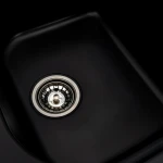 Гранітна мийка для кухні VALESO 7950 Equatoria матовий Чорний