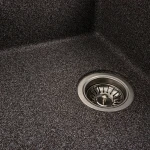 Гранітна мийка для кухні VALESO 6250 ZIRKONE матовий Мікс