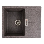 Гранітна мийка для кухні VALESO 6250 ZIRKONE матовий Мікс