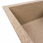 Кухонна мийка гранітна матова 7050 CASCADA VALESO Карамель