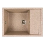 Кухонна мийка гранітна матова 7050 CASCADA VALESO Карамель