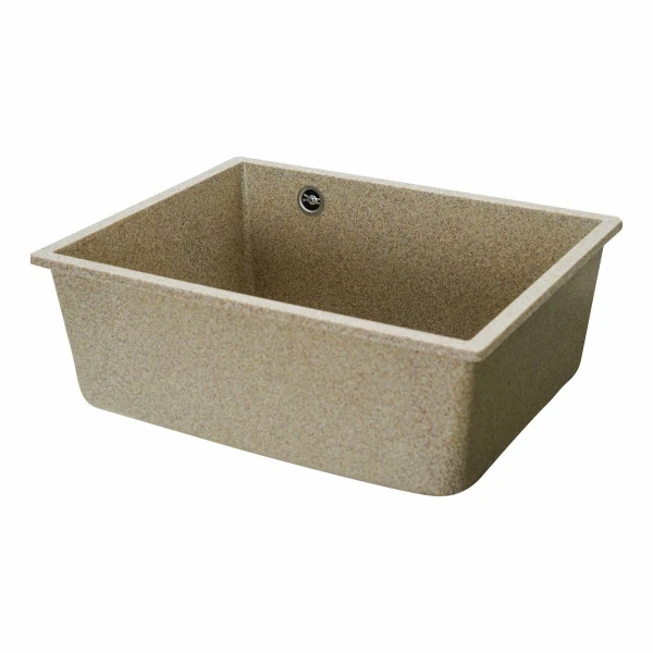 Гранітна мийка для кухні VALESO 5444 OASIS матова Карамель