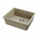 Гранітна мийка для кухні VALESO 5444 OASIS матова Карамель