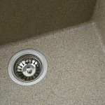 Гранітна мийка для кухні VALESO 5444 OASIS матова Карамель