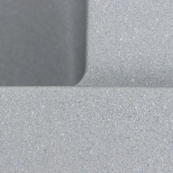 Кухонна мийка гранітна матова 7050 CASCADA VALESO Сірий металік