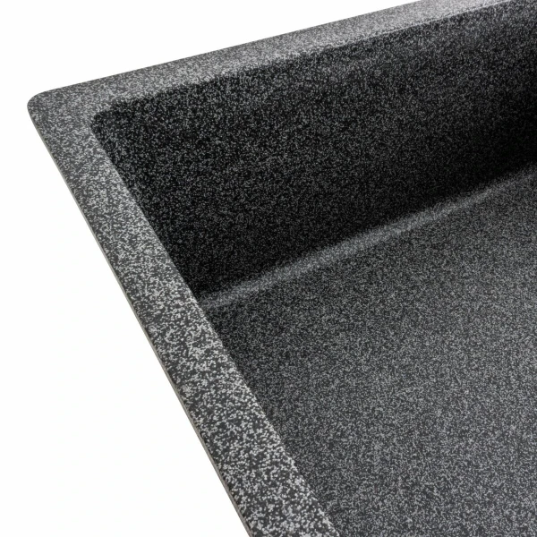 Гранітна мийка для кухні VALESO 7850 ROMA матова (графіт)