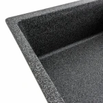 Гранітна мийка для кухні VALESO 7850 ROMA матова (графіт)