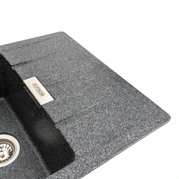 Гранітна мийка для кухні VALESO 7850 ROMA матова (графіт)