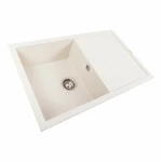 Гранітна матова мийка VALESO MAGNUM 7950 біла в крапку