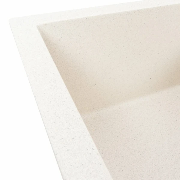 Гранітна матова мийка VALESO MAGNUM 7950 біла в крапку