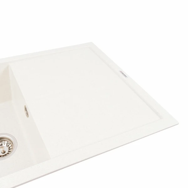 Гранітна матова мийка VALESO MAGNUM 7950 біла в крапку