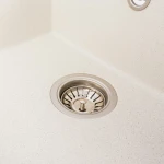 Гранітна матова мийка VALESO MAGNUM 7950 біла в крапку