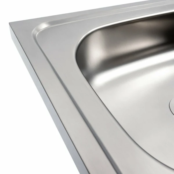 Мийка кухонна нержавіючої сталі Platinum PLATINUM 4050 з (0,4/120 мм)